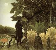 Henri Rousseau The slangenbezweerder oil painting artist
